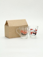 Кружки стеклянные новогодние «Персонажи», набор 2 шт. - фото 7729774