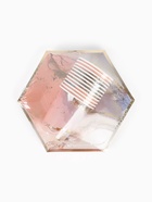 Набор посуды для праздника на 12 персон, мрамор розовый (тарелки 23 см, стакан 250 мл) 10886693