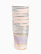 Набор посуды для праздника на 20 персон, мрамор розовый (тарелки 23 см, стакан 250 мл) 10886694