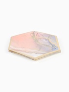 Набор посуды для праздника на 20 персон, мрамор розовый (тарелки 23 см, стакан 250 мл) 10886694