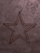 УЦЕНКА Фигура подвесная световая FROSTY "Звездочка", 57х57х2, 200 LED, 220V, Т/БЕЛЫЙ - фото 14998047