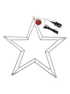 УЦЕНКА Фигура подвесная световая FROSTY "Звездочка", 57х57х2, 200 LED, 220V, Т/БЕЛЫЙ - фото 14998048