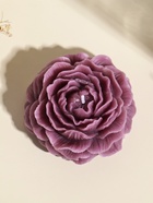 Свеча декоративная «Пион», фиолетовый, d=7.5 см, 8.2×8.2×4.4 см - Фото 2