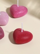 Набор свечей декоративных «Вафельные сердца», 5 шт. 4.5×4.5, розово-фиолетовые, 6.5×22.5×3.5 см - Фото 3