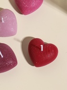 Набор свечей декоративных «Вафельные сердца», 5 шт. 4.5×4.5, розово-фиолетовые, 6.5×22.5×3.5 см - Фото 3