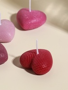 Набор свечей декоративных «Вафельные сердца», 5 шт. 4.5×4.5, розово-фиолетовые, 6.5×22.5×3.5 см - Фото 5