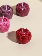 Набор свечей декоративных «Пионы», 5 шт. 3.5×3.5×2.5 см, розово-фиолетовые, 6.5×22.5×3.5 см - Фото 4