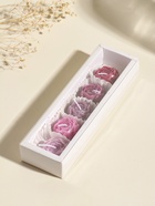 Набор свечей декоративных «Пионы», 5 шт. 3.5×3.5×2.5 см, розово-фиолетовые, 6.5×22.5×3.5 см  (артикул 10913504)  большой выбор товаров оптом и в розницу по низким ценам с доставкой