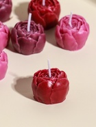 Набор свечей декоративных «Пионы», 9 шт. 3.5×3.5×2.5 см, розово-фиолетовые, 14×14×4 см - Фото 4