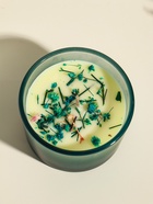 Ароматическая свеча в стакане Aroma botanical, сухоцветы зелень, роза, 7.5×7.5×5 см - Фото 2