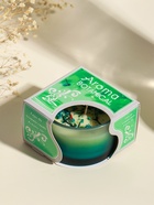Ароматическая свеча в стакане Aroma botanical, сухоцветы зелень, роза, 7.5×7.5×5 см - Фото 4