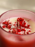 Ароматическая свеча в стакане Aroma botanical, сухоцветы красные, роза, 7.5×7.5×5 см - фото 63129936