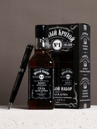 Набор "Самый крутой", гель для душа во флаконе виски и шариковая ручка - фото 63633377