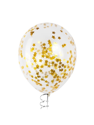 Конфетти «Звезда», сусальное золото, хром, 1.5 см, 50 г