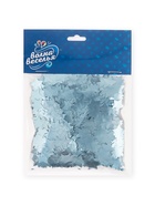 Конфетти «Звезда» голубые, хром, 1.5 см, 50 г - Фото 4