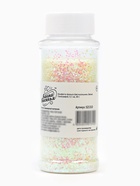 Конфетти «Шестиугольники» белые, голография, 0.1 см, 90 г - фото 8089789