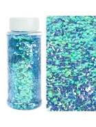 Конфетти «Шестиугольники» голубые, перламутр, 0.3 см, 90 г - Фото 2