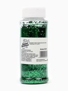 Конфетти «Шестиугольники» зелёные, металлик, 0.1 см, 90 г - фото 8089805