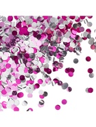 Конфетти «Круг» розовый МИКС, металлик, 1 см, 50 г 10958995