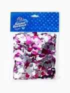 Конфетти «Круг» розовый МИКС, металлик, 1 см, 50 г - Фото 5