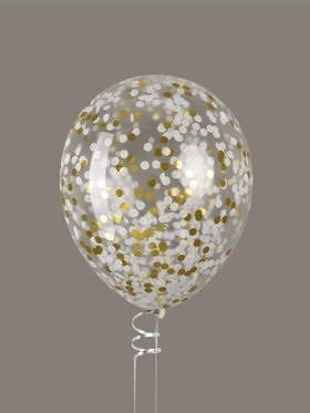 Конфетти «Круг», фольга и тишью, золотой МИКС, металлик, 1 см, 50 г