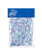 Конфетти «Круг», фольга и тишью, металлик, 1 см, 50 г, МИКС 10958997