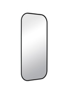 Зеркало интерьерное настенное, с закругленными углами, c окантовкой 80×40 см, цвет чёрный - фото 14993205