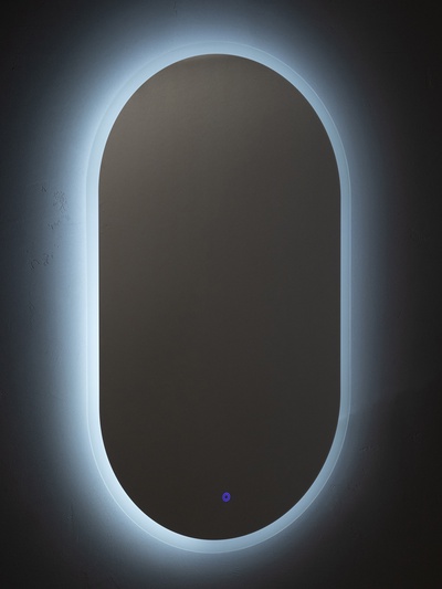 Зеркало настенное сенсорное, с LED – подсветкой, с гравировкой, 100×50 см