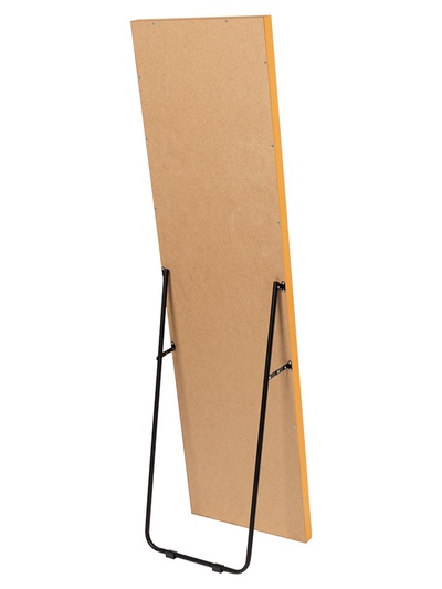 Зеркало напольное сенсорное, с LED – подсветкой в раме из алюминия, 150×40 см, цвет золотой