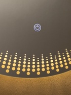 Зеркало настенное сенсорное «Капли», с LED – подсветкой, с гравировкой, d=60 см - фото 14993232