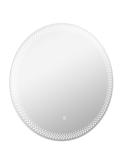 Зеркало настенное сенсорное, с LED – подсветкой, с гравировкой, d=60 см