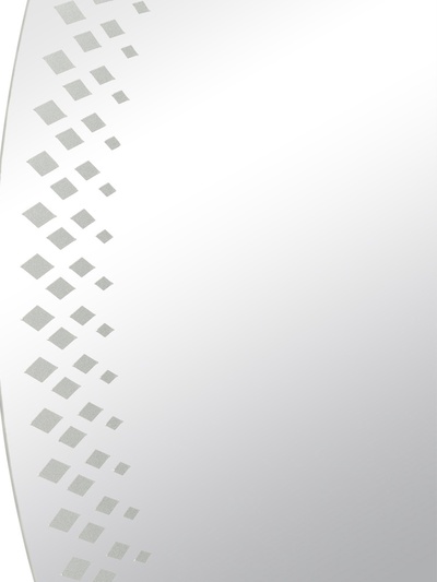 Зеркало настенное сенсорное, с LED – подсветкой, с гравировкой, d=60 см