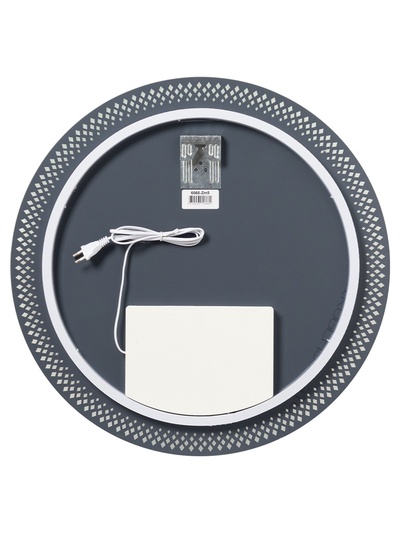 Зеркало настенное сенсорное, с LED – подсветкой, с гравировкой, d=60 см