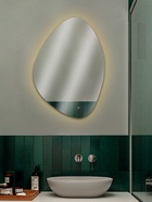 Зеркало настенное сенсорное «Капля», с LED – подсветкой, 60×85 см - Фото 5