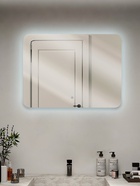 Зеркало настенное сенсорное, с LED – подсветкой, 80×60 см - фото 14993260