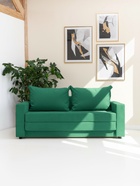 Диван прямой «Верона», механизм аккордеон, обивка велюр, цвет зелёный - Фото 2