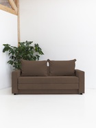 Диван прямой «Верона», механизм аккордеон, обивка велюр, цвет коричневый - Фото 2