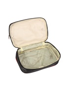 УЦЕНКА Косметичка 2х-секционная Одноцвет, 23*14*16см, 2 отдела на молниях, чёрный - Фото 11