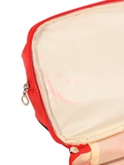 УЦЕНКА Косметичка 2х-секционная Одноцвет, 23×14×16 см, 2 отдела на молниях, красный - Фото 10