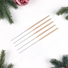 УЦЕНКА Бенгальские огни "Салют", 17 см, 5 шт, золотые, 30 сек - Фото 3