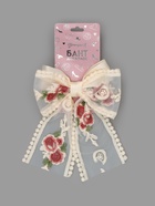 Бант для волос на заколке с вышивкой «Цветы», Принцессы Дисней - Фото 2