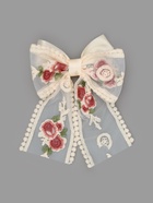 Бант для волос на заколке с вышивкой «Цветы», Принцессы Дисней - Фото 3