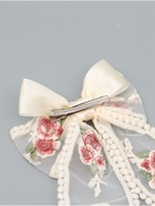 Бант для волос на заколке с вышивкой «Цветы», Принцессы Дисней - фото 119644674