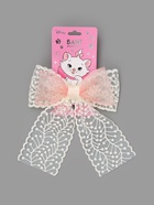 Бант для волос на заколке с вышивкой, Коты аристократы - Фото 2