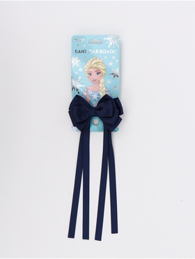 Бант для волос на заколке с лентами, синий, Холодное сердце