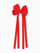 Бант для волос на заколке с лентами, красный, Винкс - Фото 3