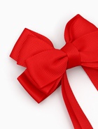 Бант для волос на заколке с лентами, красный, Винкс - Фото 4