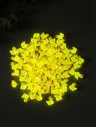 Набор фигурок флуоресцентных «Уточки», 100 шт., полистоун, 1.5×1.5 см - фото 63130203