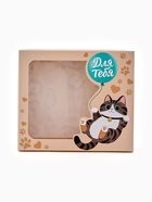 Коробка подарочная «Котики», 23.5 × 20.5 × 5.5 см - фото 63130217