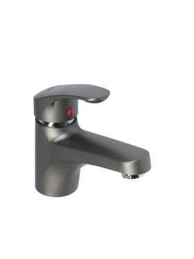 {{photo.Alt || photo.Description || 'УЦЕНКА Смеситель для раковины ZEIN Z3656, однорычажный, высота излива 9 см, ABS-пластик, графит 9931'}}